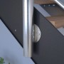 Treppe Kos 13 Stufen Eiche Rustik Geölt 107 cm Design-Geländer Anthrazit FSC®_6