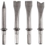 Einhell Meißel Set, 4-teilig, für Druckluft-Meißelhämmer mit Flach- und Spitzmeißeln.