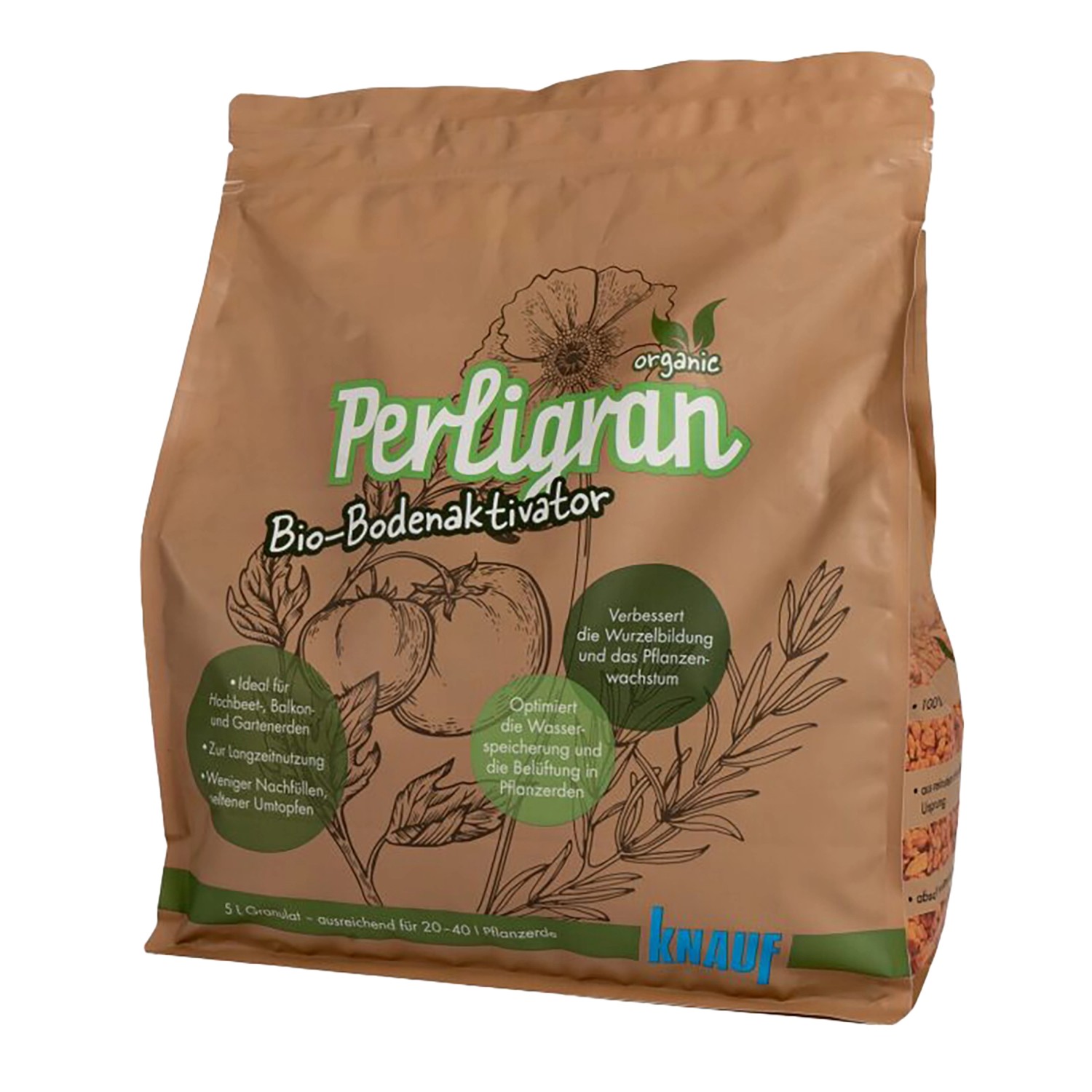 Knauf BioBodenaktivator Perlite Perligran Premium 5 l kaufen bei OBI