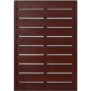 Sichtschutzzaunelement Faro Braun lackiert 130 cm x 90 cm