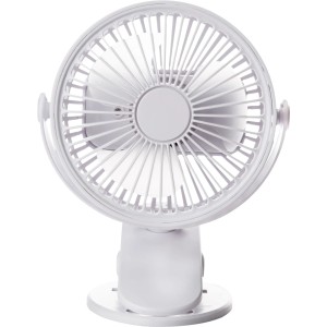 Mini Tischventilator mit Clip-on Ø 10,6 cm Weiß