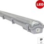 Graue E2 Elektro LED Feuchtraum-Wannenleuchte Classic M 18W, ideal für Bad & Keller.