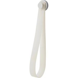 Weißer Tiger Urban Ersatzrollenhalter hängend mit flexiblem Band für Toilettenpapierrollen.