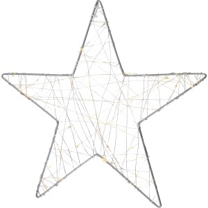 Metall-Stern (Ø 30 cm) mit LED-Beleuchtung für weihnachtliche Deko im Innenbereich.