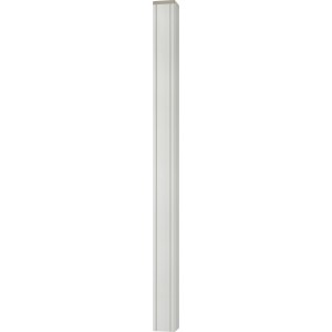 Aluminium-Pfosten, 95 cm, zur Zaun- oder Torbefestigung, mit Schutzkappe.