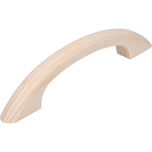 Siro Möbelgriff S251 aus Fichte, unbehandelt, Lochabstand 96 mm.