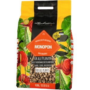 Lechuza Mono Pon Pflanzsubstrat, 12 l, mineralisch, torffrei, für alle Pflanzen geeignet.