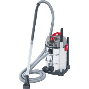 CMI Teichschlammsauger 1600W, 30l Edelstahlbehälter, Zubehör für Teichpflege & Reinigung.