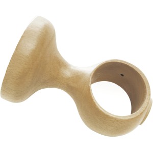 Gardinia Träger Country kurz, Buche, für Stilgarnituren. Holz-Halterung für Gardinenstange.