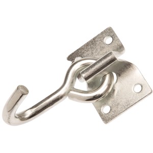 Conacord Hängemattenhaken aus Stahl, 9,5 mm Durchmesser, 65 mm Länge.