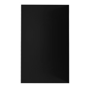 Aurlane Design Duschwand in Satin Schwarz, 120x210 cm, zur einfachen Duschrenovierung.