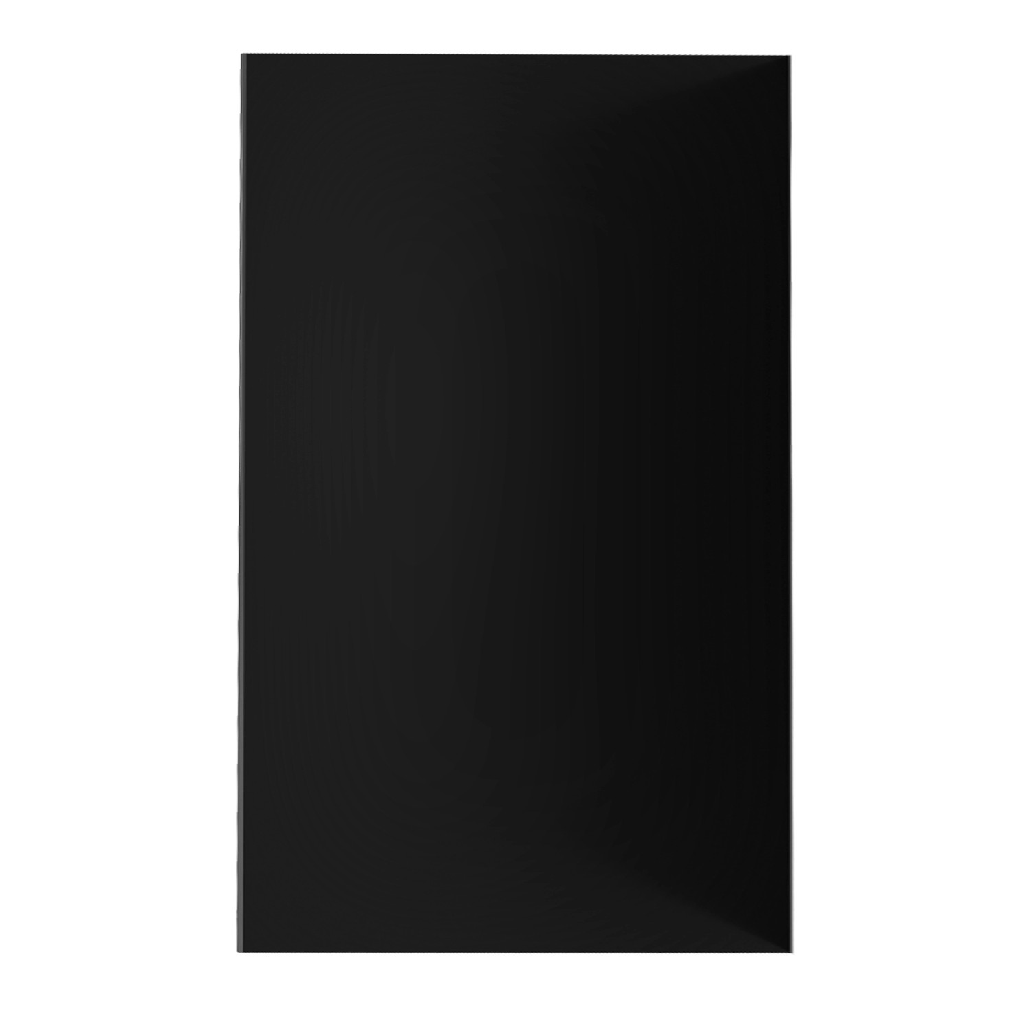 Aurlane Design Duschwand in Satin Schwarz, 120x210 cm, zur einfachen Duschrenovierung.