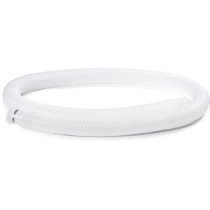 Weißer Intex Schwimmbadschlauch, 32 mm Durchmesser, 150 cm Länge.