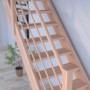 Treppe Mykonos Pro Buche Gerade 80 cm Holz-Design-Geländer R FSC®_4