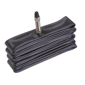 Prophete Fahrradschlauch 24 Zoll mit Dunlopventil, gefaltet.