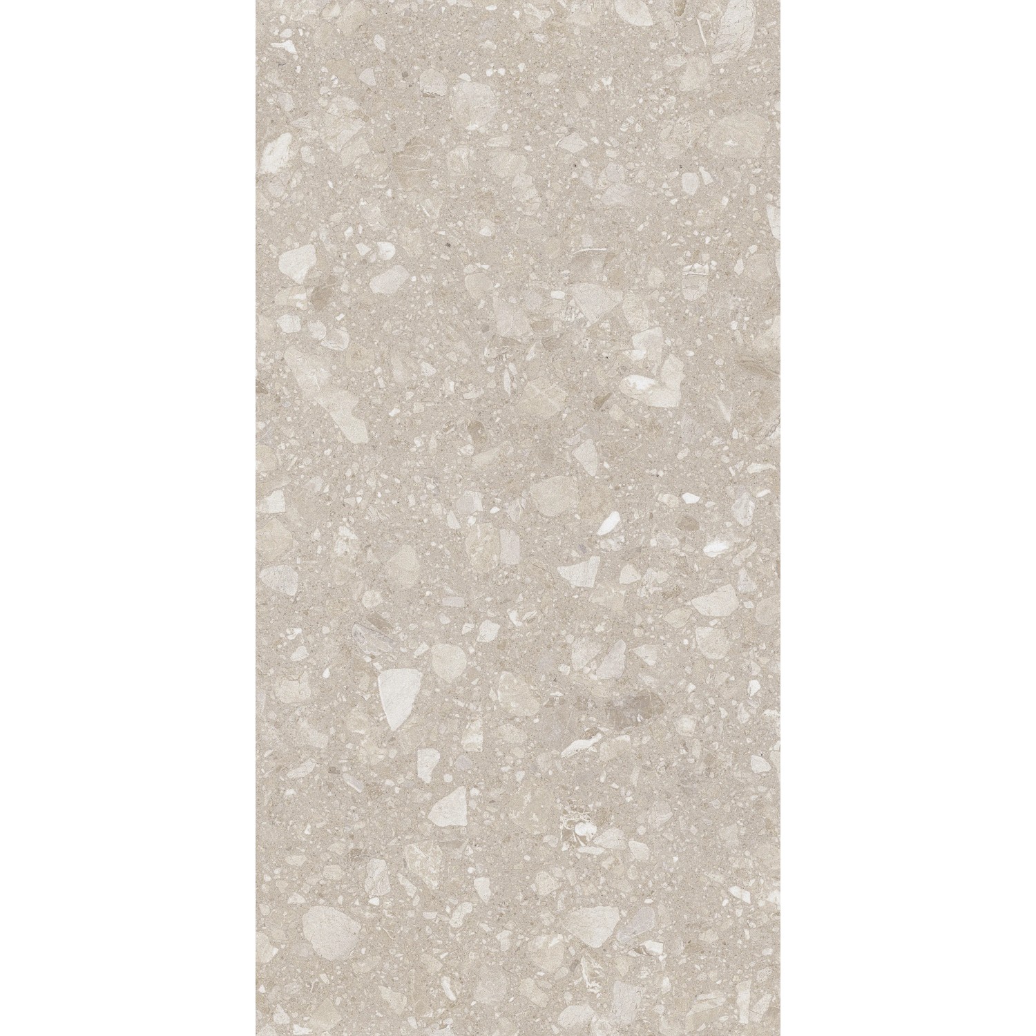 Beige Feinsteinzeug Bodenfliese, 60x120 cm, matte Glasur, Steinoptik für Innen- und Außenbereich.