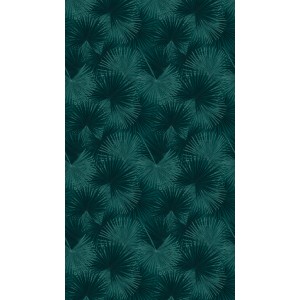 A.S. Creation Fototapete mit Farnblätter-Motiv in Petrol-Schwarz. Dekorative Tapete für stilvolle Wandgestaltung.