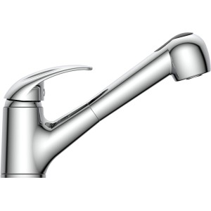 Schütte Küchenarmatur Albatros mit Geschirrbrause, Chrom