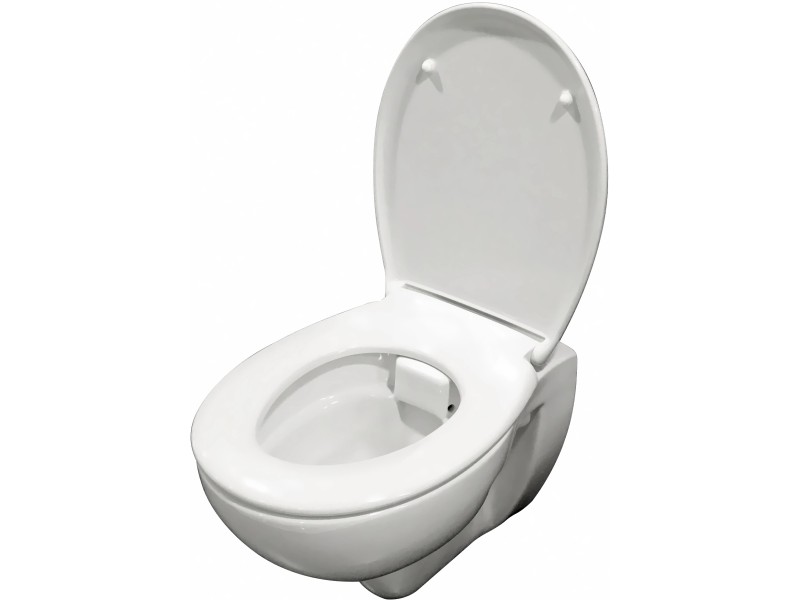 Verosan WC-Sitz OBI Weiß mit bei kaufen Wand-WC-Set Spülrandlos