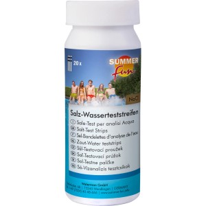 Summer Fun Teststreifen Salz, 20 Stück zur Salzgehalt-Bestimmung im Poolwasser.