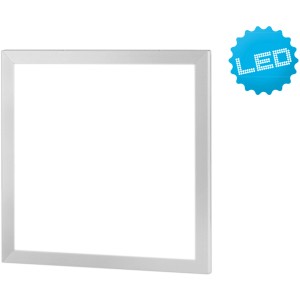 Quadratisches, weißes LED-Panel Panelta (62x62 cm) von Näve für Ein- oder Aufbau.