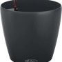 Lechuza Classico Eco Pflanzgefäß, Ø 35 cm, dunkelgrau, mit Bewässerungssystem.