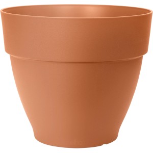 Elho Blumentopf Vibia Campana, Ø 55 cm, Terrakottafarben, aus Kunststoff, ideal für Garten und Balkon.