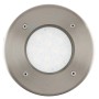 Edelstahl LED Solar Bodeneinbauleuchte, Ø 115mm, für den Außenbereich.