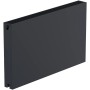 Sanicomfort Planheizkörper Typ 22 DK, 60x60 cm, Schwarz Matt. Universal Heizkörper für Neubau & Altbau.