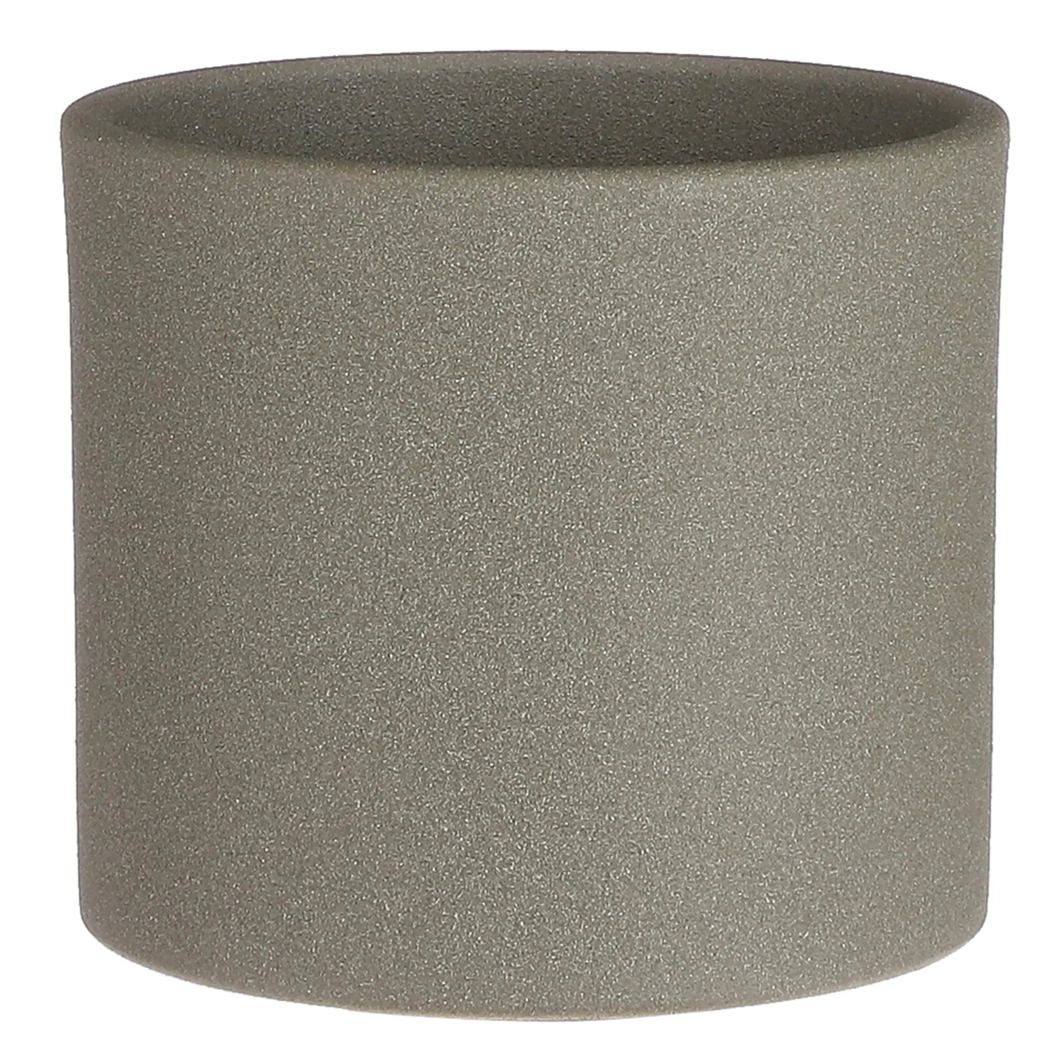 Mica Decorations Tusca Übertopf Keramik - Schwarz Matt, 7,5x7,5x6,5 Cm, Für Innenraum, Made In Germany