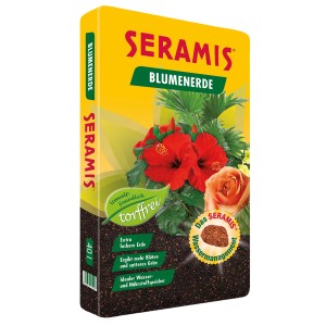 Seramis Blumenerde Torffrei 40L Sack, Universalerde für Grün- und Blühpflanzen.