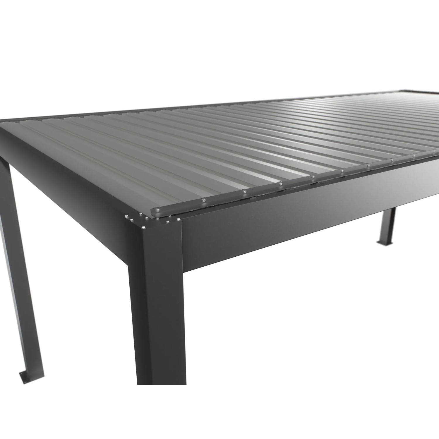 Biohort Pergola 6 m x 3 m Quarz-Silber_2