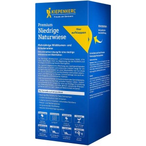 Kiepenkerl Rasensaat Profi-Line Premium Niedrige Naturwiese, 0,4 kg Packung.