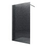 Glasdeals Walk-In Duschwand 140 x 200 cm AQUOS-CRUSHED-3415