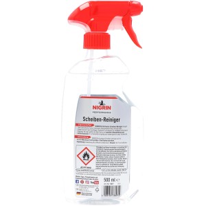 Nigrin Scheibenreiniger 500ml mit rotem Sprühkopf für klare Sicht beim Autofahren.
