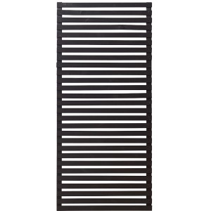 Plus Holz Sichtschutzzaun Tokyo Nadelholz Schwarz 83 cm x 180 cm