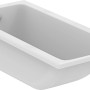 Weiße Ideal Standard Connect Air Badewanne, 150x70 cm, aus Acryl.