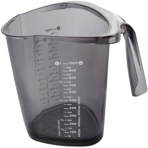 Dr. Oetker Messbecher 1 l Transparent-Grau