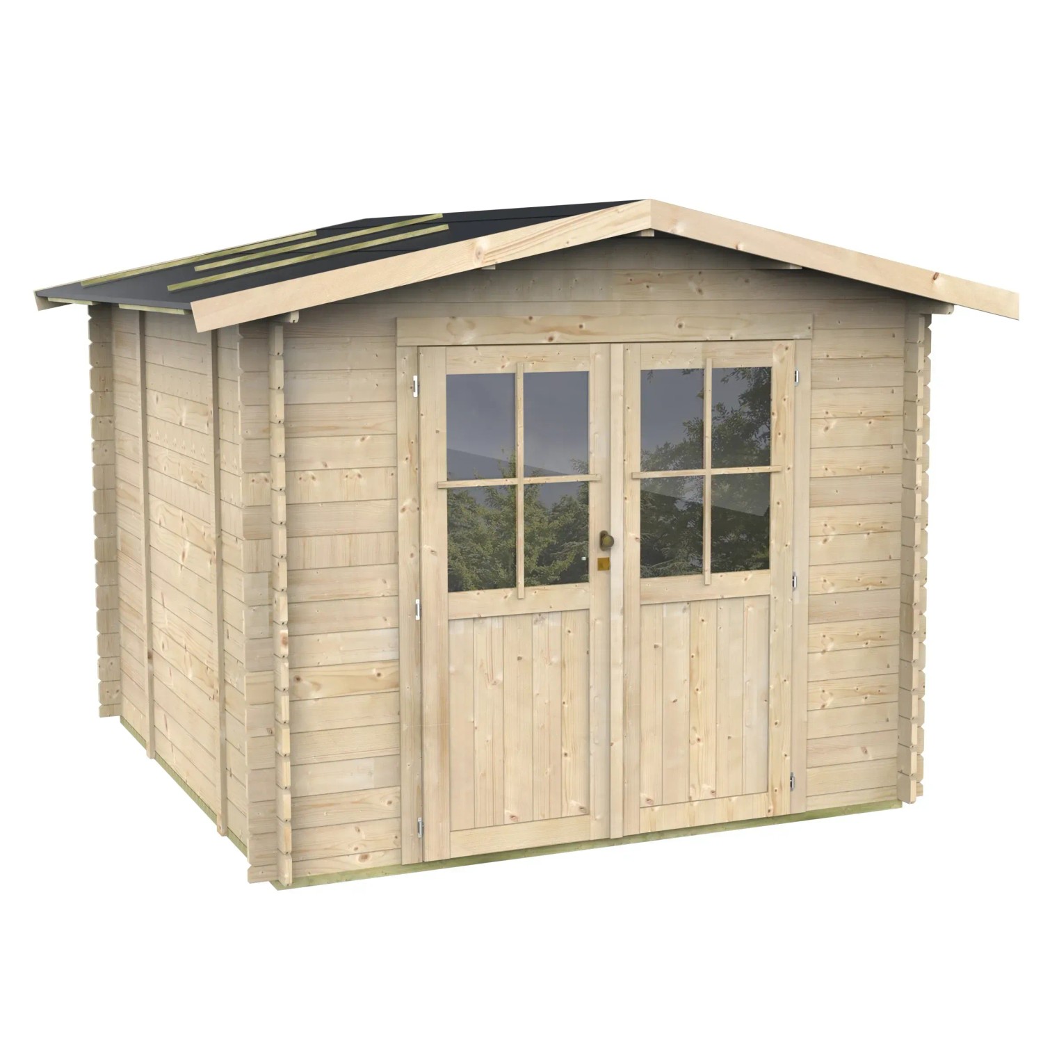 Holzhaus Bh25 Madame250x250 cm kaufen bei OBI