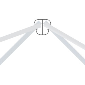 Zaun Zubehör Eckpfosten System Basic Anthrazit zum Aufschrauben 192 cm