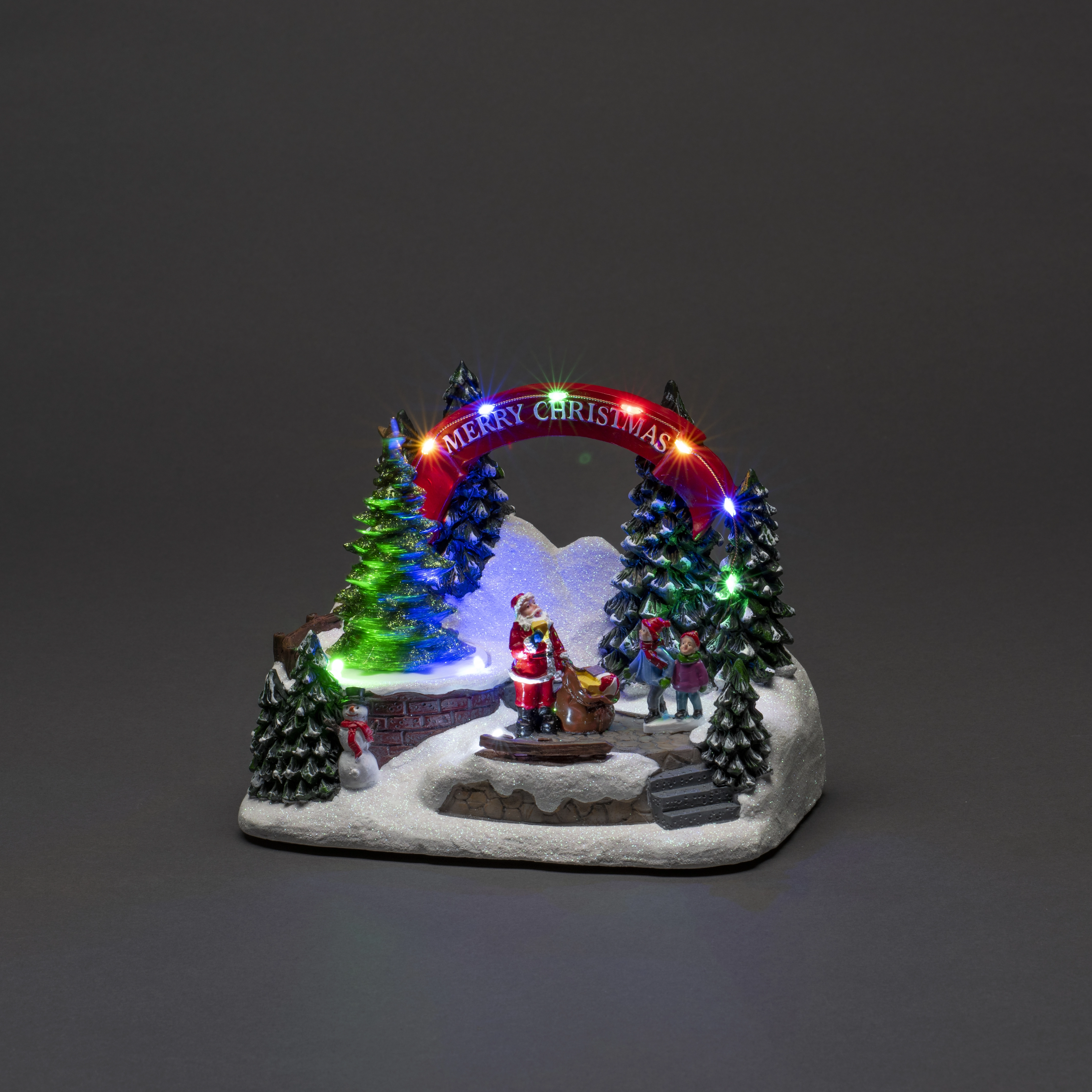 Konstsmide LED Szenerie Santa und Kinder 11 Bunte Dioden kaufen bei OBI | Dekofiguren