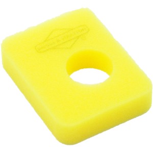 Gelber Luftfilter von Briggs & Stratton für Rasenmäher der Serie 500E.