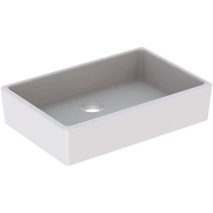 Weißes Geberit Publica Mehrzweckbecken, 60 cm, ideal für öffentliche Einrichtungen.