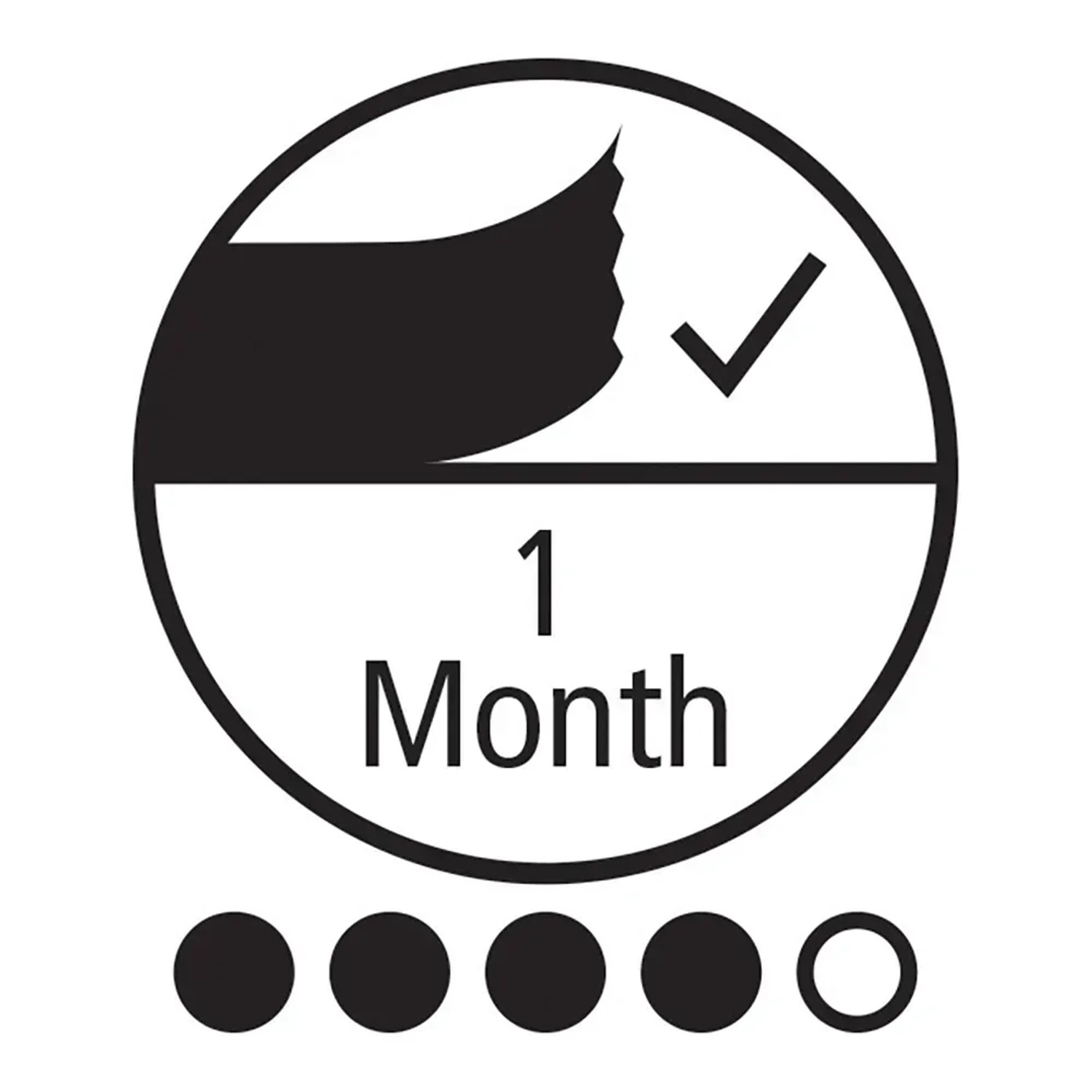 Symbol: Tesa Malerband Excellent, bis zu 1 Monat rückstandsfrei entfernbar.