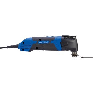 LUX Multitool E-MFW-23, 7-teilig, blau/schwarz. Multifunktionswerkzeug mit Sägeblatt.