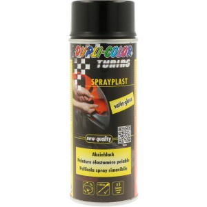 Dupli-Color Sprayplast Schwarz 400ml: Abziehlack für Felgen und Autoteile.
