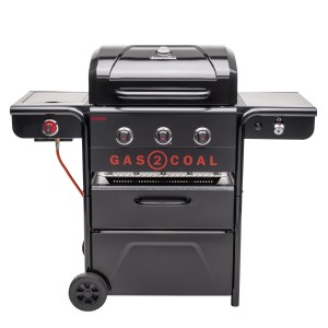 Char-Broil Gas & Holzkohle Hybridgrill Gas2Coal Special Edition 3 mit 3 Brennern