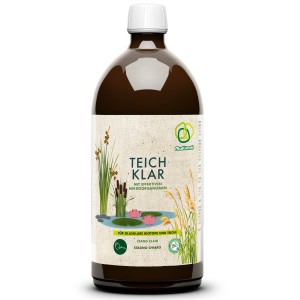 Flasche Multikraft Teichklar mit Mikroorganismen, Pflanzenstärkungsmittel für klares Teichwasser.
