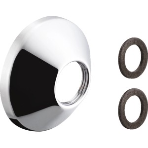 Hansgrohe Wandrosette Chrom für Metropol Wannenarmatur Aufputz mit Dichtungen.