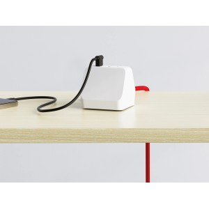 Weiße 4-fach Steckdosenleiste mit USB-A und USB-C Anschlüssen, 1,4 m Kabel für den Innenbereich.